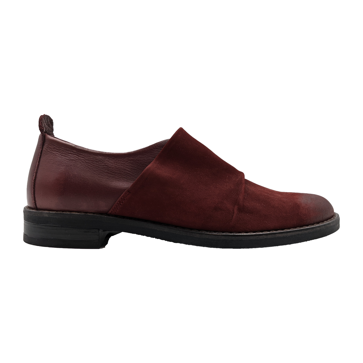 Bueno Passion Slip On (Women) - Bordeaux Nubuck Dress-Casual - Slip On - The Heel Shoe Fitters