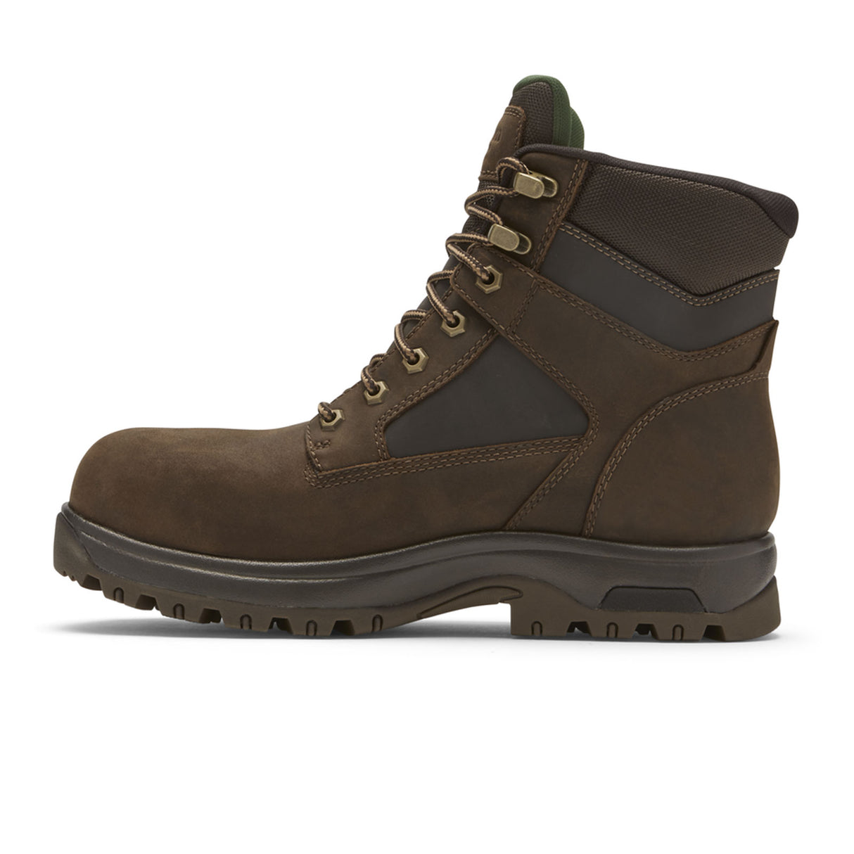 Dunham 8000 Works 6" Safety Plain Toe Work Boot (Men) - Brown Boots - Work - 6 Inch - The Heel Shoe Fitters