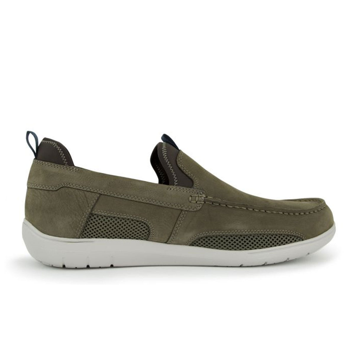 Dunham Fitsmart Loafer (Men) - Breen Nubuck Dress-Casual - Slip Ons - The Heel Shoe Fitters