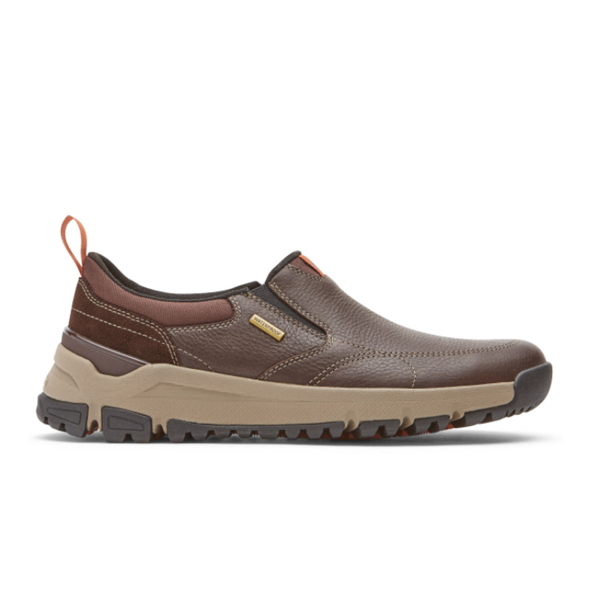 Dunham Glastonbury Slip On (Men) - Brown Leather Dress-Casual - Slip On - The Heel Shoe Fitters
