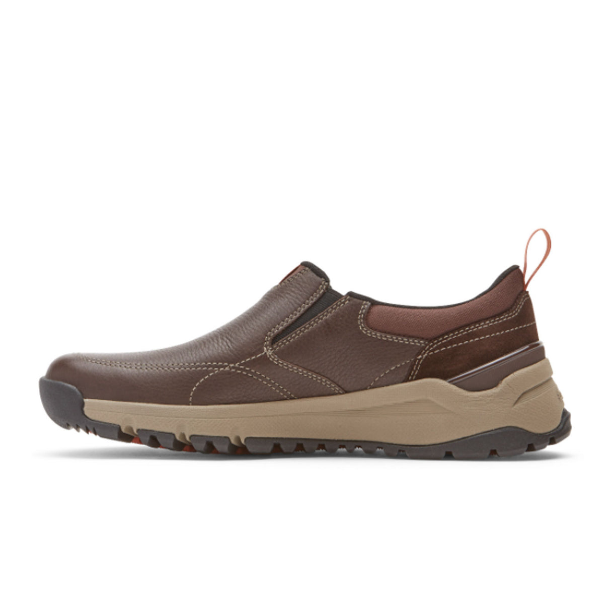 Dunham Glastonbury Slip On (Men) - Brown Leather Dress-Casual - Slip On - The Heel Shoe Fitters