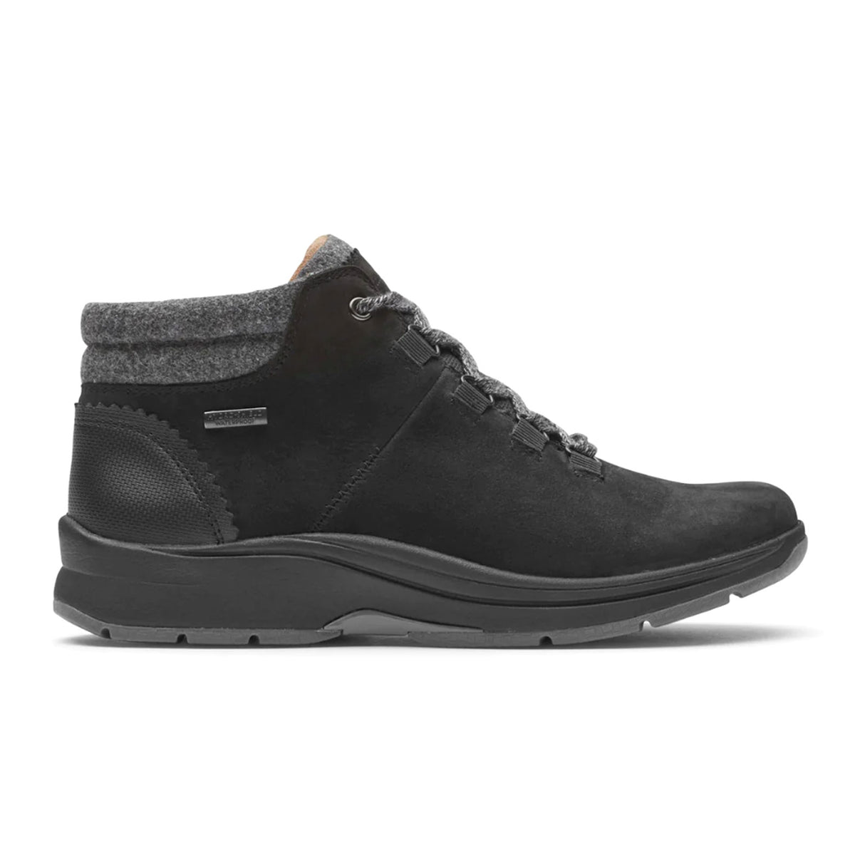 Cobb Hill Pyper Waterproof Hiker (Women) - Black Nubuck Boots - Hiking - Mid - The Heel Shoe Fitters