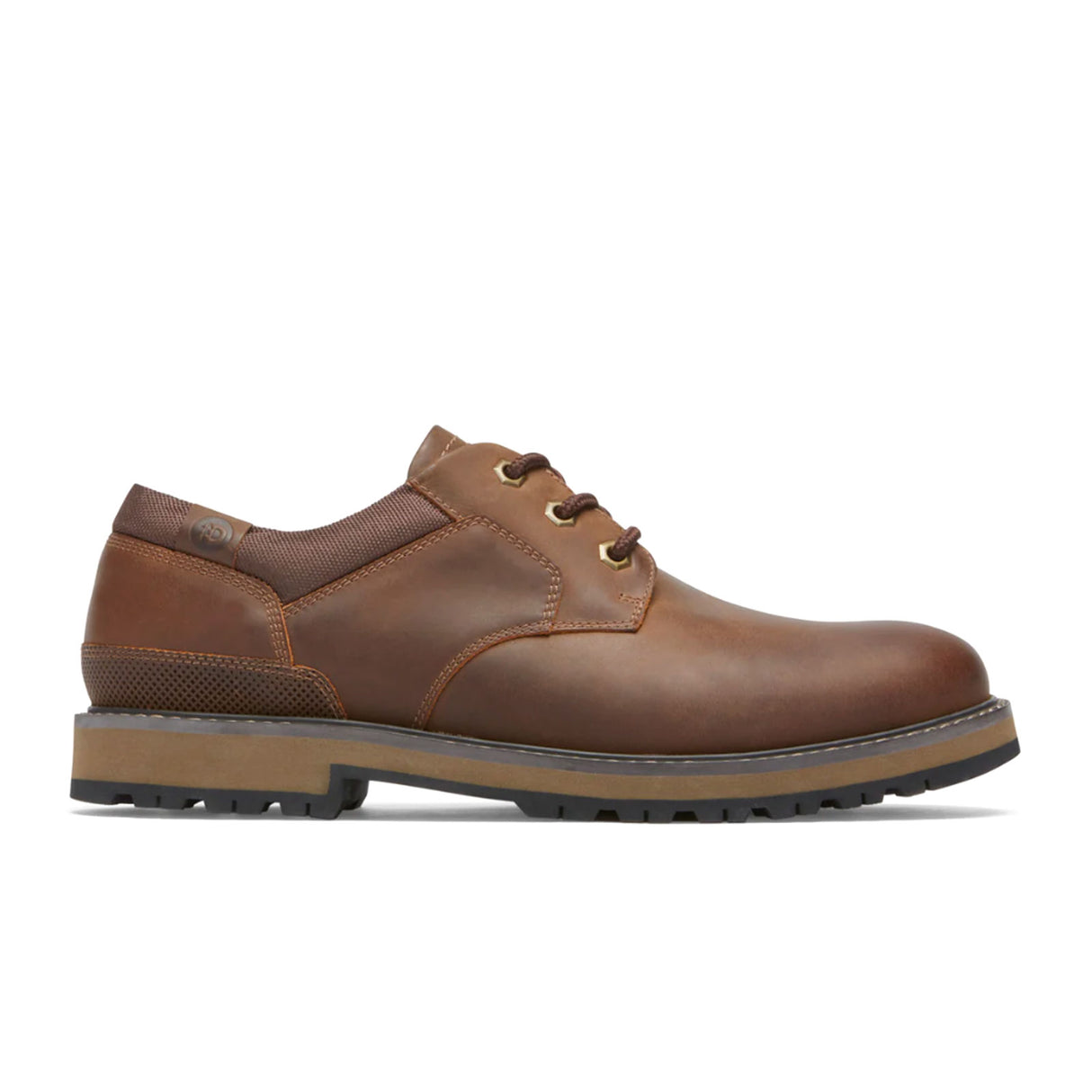 Dunham Byrne Plain Toe Oxford (Men) - Brown Leather Dress-Casual - Oxford - The Heel Shoe Fitters