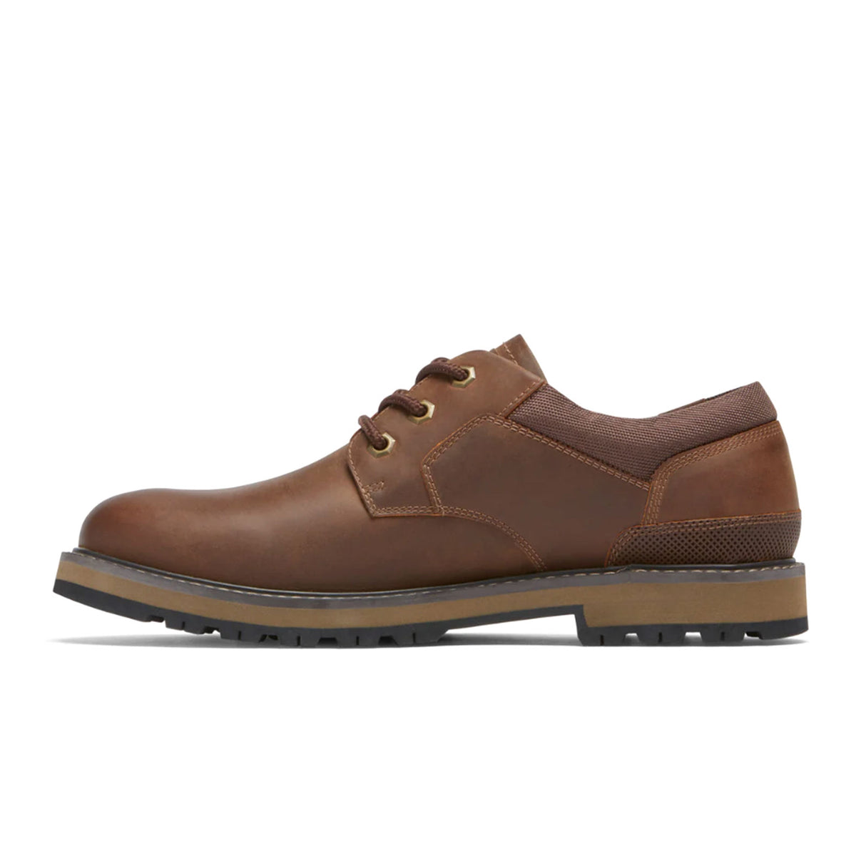 Dunham Byrne Plain Toe Oxford (Men) - Brown Leather Dress-Casual - Oxford - The Heel Shoe Fitters
