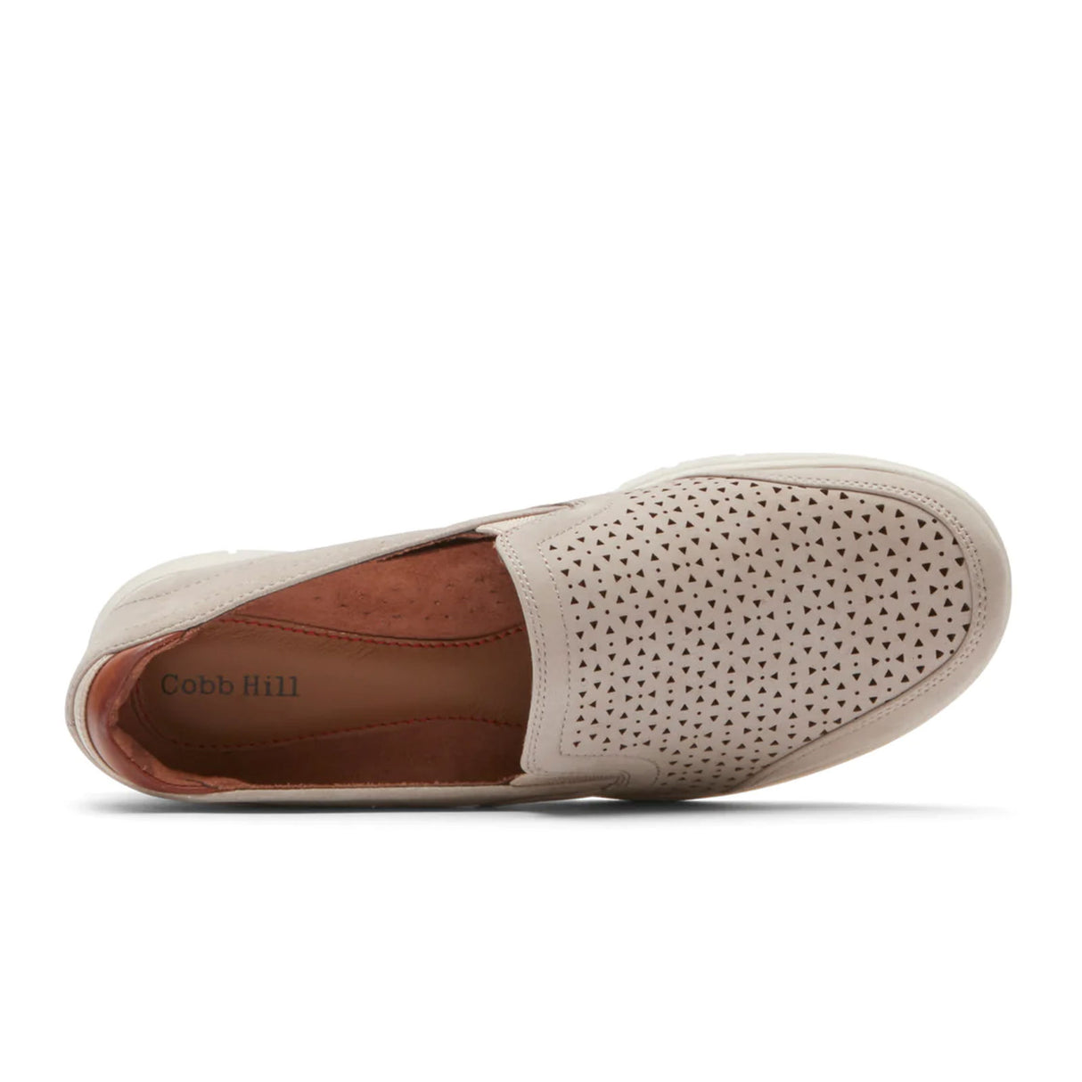 Cobb Hill Lidia Slip On (Women) - Dove Nubuck Dress-Casual - Slip On - The Heel Shoe Fitters