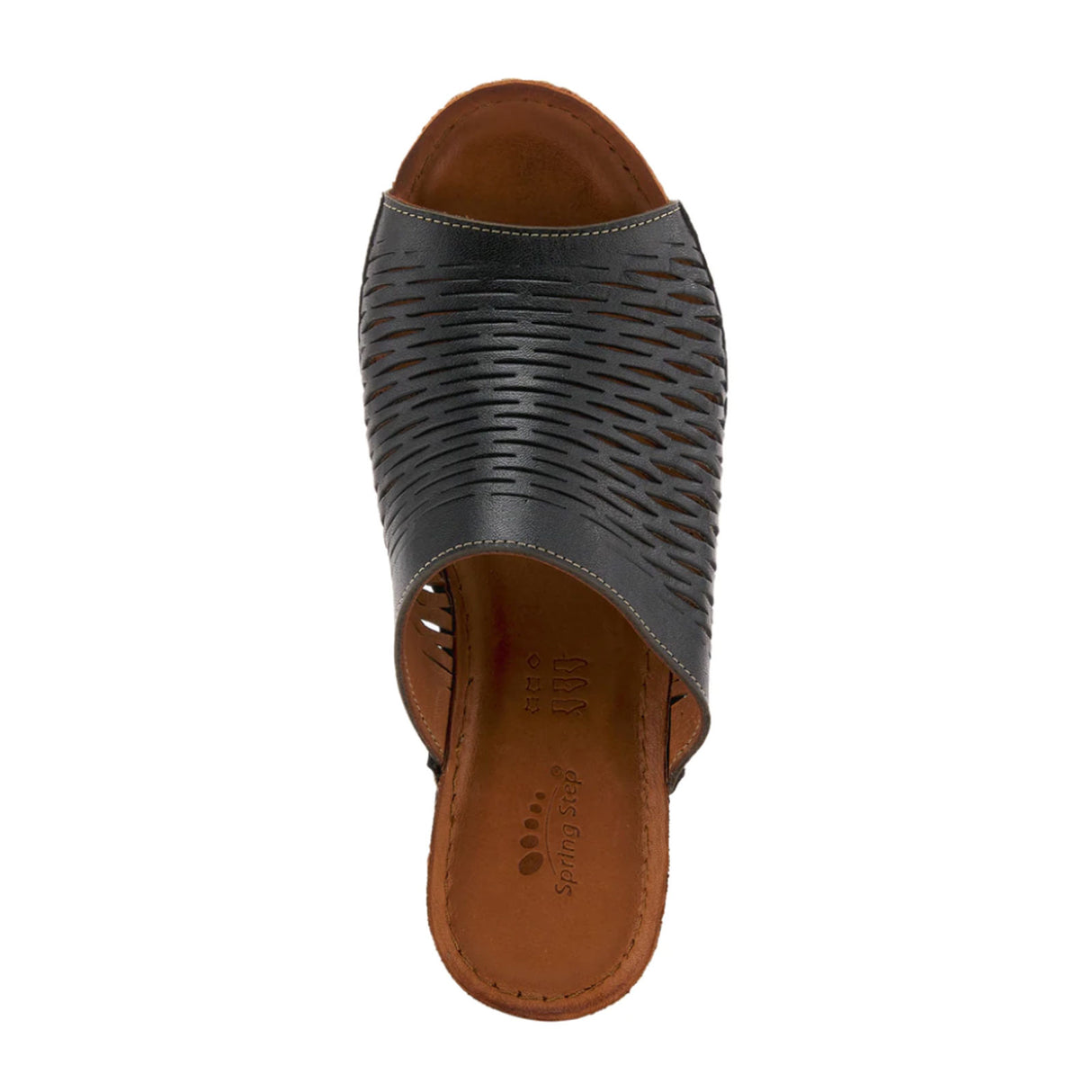 Spring Step Cunacena Wedge Sandal (Women) - Black Sandal - Heel/Wedge - The Heel Shoe Fitters