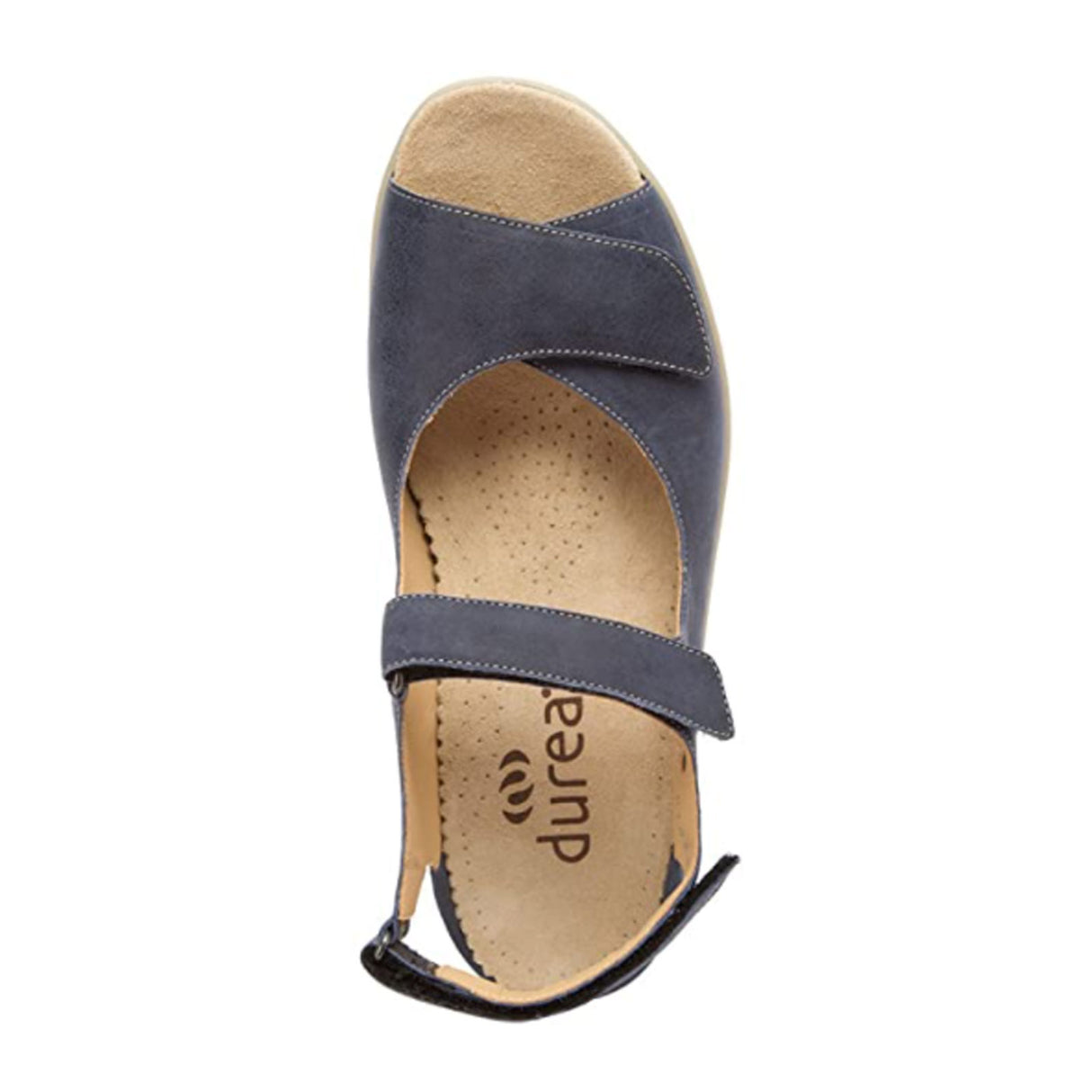 Durea Cheryl Wedge Sandal (Women) - Blue Sandal - Backstrap - The Heel Shoe Fitters