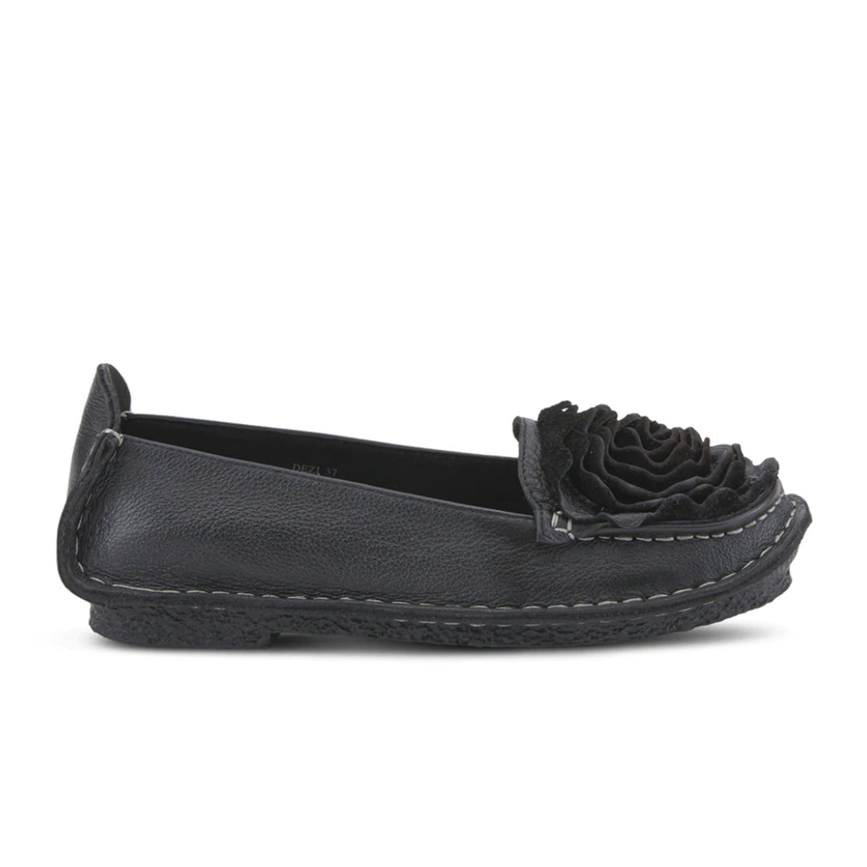 L'Artiste Dezi Flat (Women) - Black Dress-Casual - Flat - The Heel Shoe Fitters