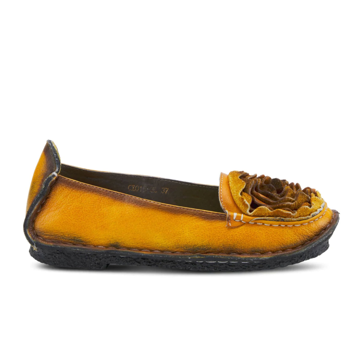 L'Artiste Dezi Flat (Women) - Yellow Dress-Casual - Flat - The Heel Shoe Fitters