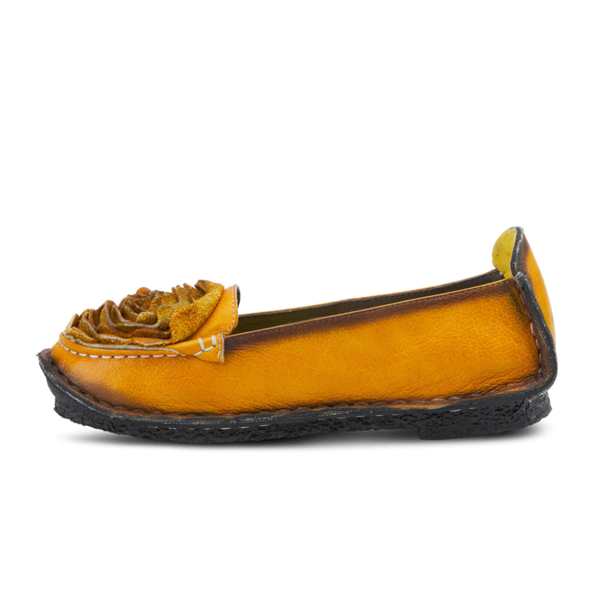 L'Artiste Dezi Flat (Women) - Yellow Dress-Casual - Flat - The Heel Shoe Fitters