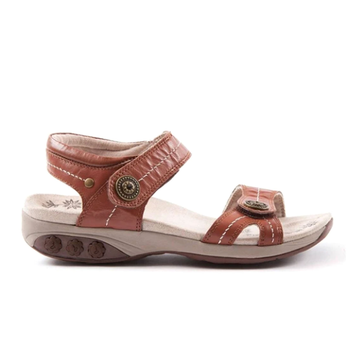 Therafit Grace Backstrap Sandal (Women) - Brown Sandal - Backstrap - The Heel Shoe Fitters