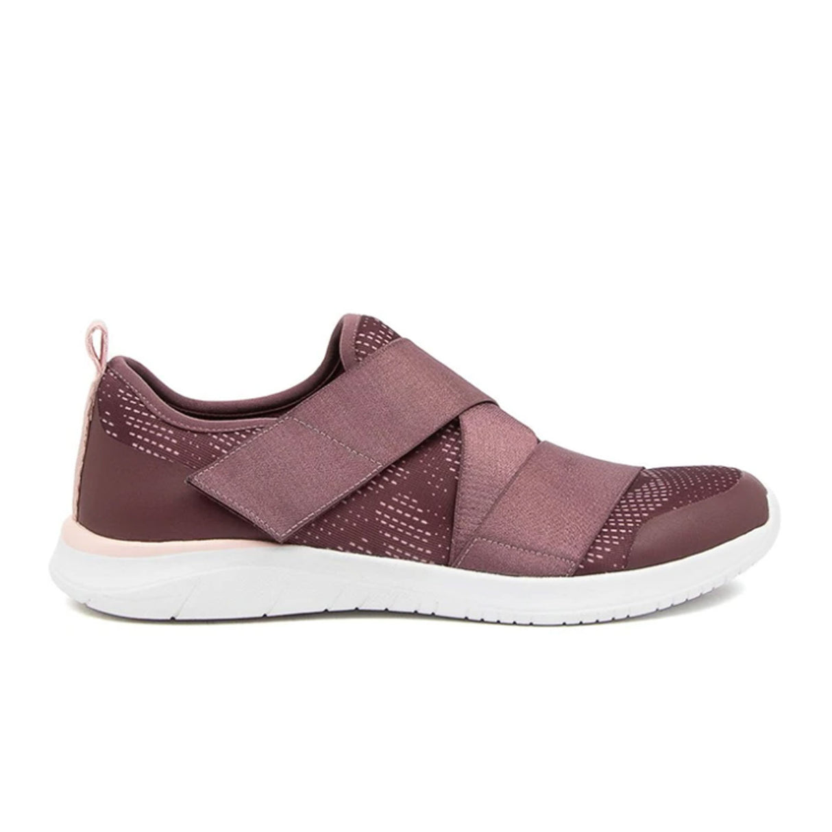 Ziera Farrell Wide Sneaker (Women) - Wine Neoprene Athletic - Athleisure - The Heel Shoe Fitters