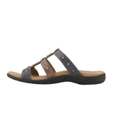 Taos Festive Slide Sandal (Women) - Grey Multi Sandals - Slide - The Heel Shoe Fitters