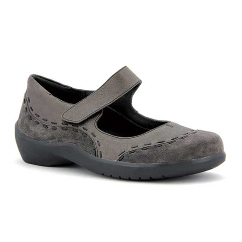 Ziera Gummibear Mary Jane (Women) - Charcoal Dress-Casual - Mary Janes - The Heel Shoe Fitters