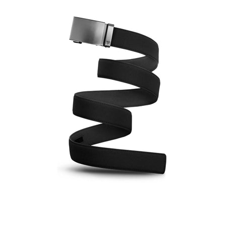 Mission Canvas Belt (Men) - Gun Metal/Pitch Black Canvas Accessories - Belts - Non-Leather - The Heel Shoe Fitters