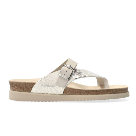 Mephisto Helen Mix Thong Sandal (Women) - Fog Zebra Sandals - Thong - The Heel Shoe Fitters