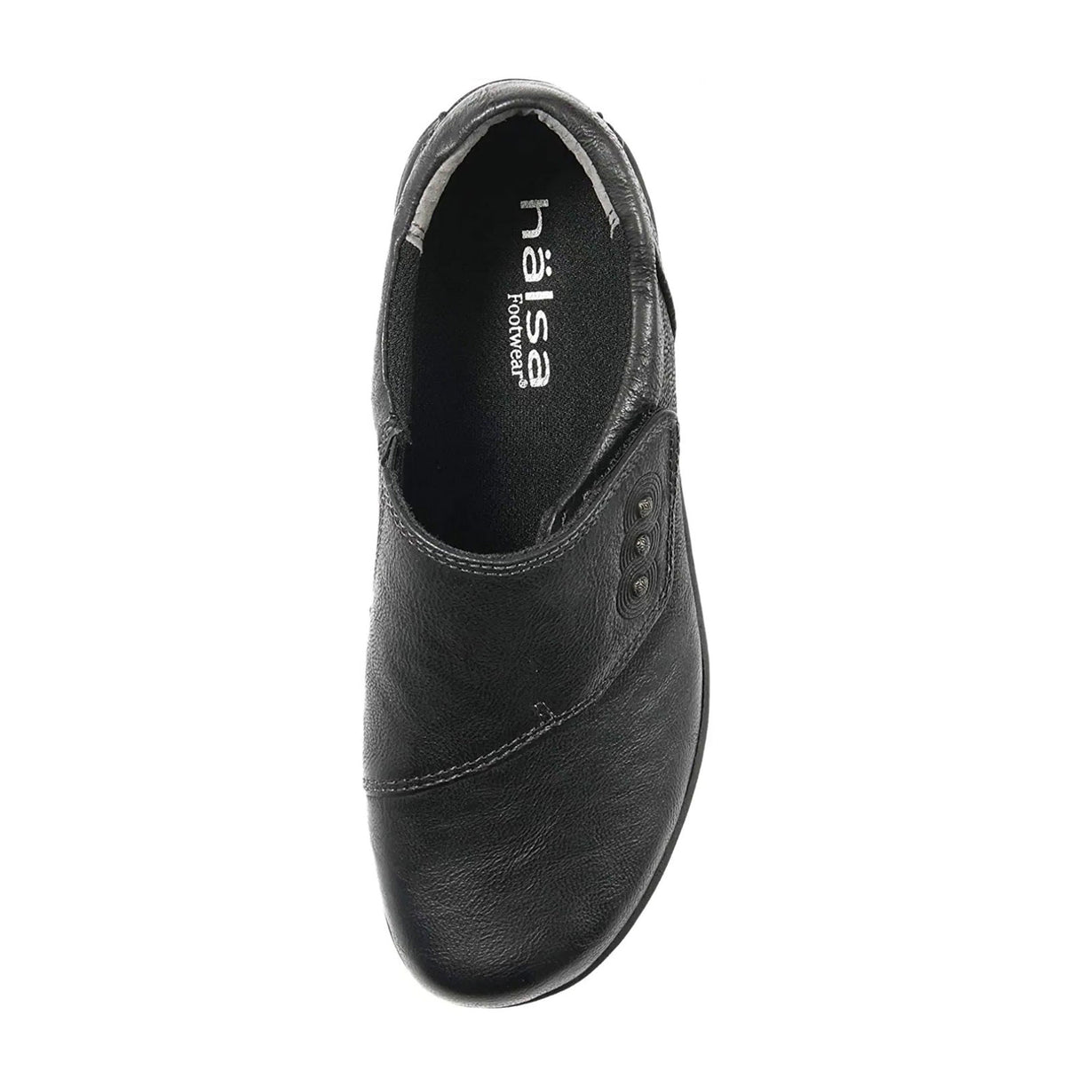 Halsa Anna Slip On (Women) - Black Dress-Casual - Slip On - The Heel Shoe Fitters