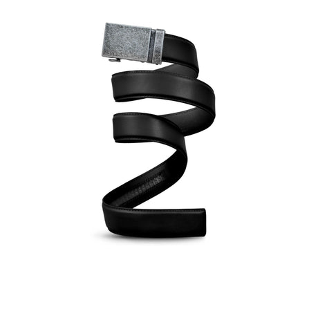 Mission Leather Belt (Men) - Iron/Black Leather Accessories - Belts - Leather - The Heel Shoe Fitters