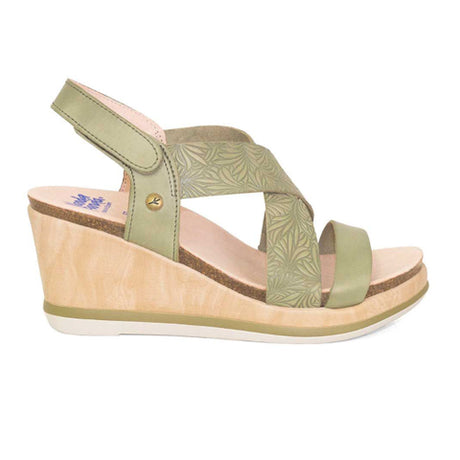 Wanda Panda Izel (Women) - Moss Sandals - Heel/Wedge - The Heel Shoe Fitters
