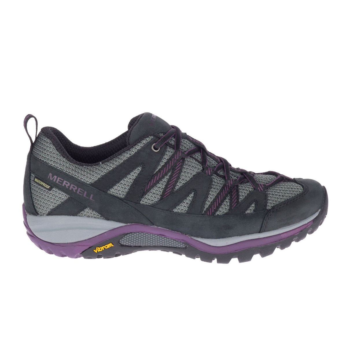 Merrell Siren Sport 3 Waterproof Trail Shoe (Women) - Black/Blackberry Hiking - Low - The Heel Shoe Fitters