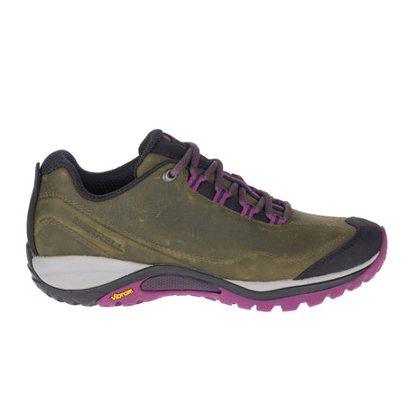 Merrell Siren Traveller 3 Trail Shoe (Women) - Olive/Purple Hiking - Low - The Heel Shoe Fitters