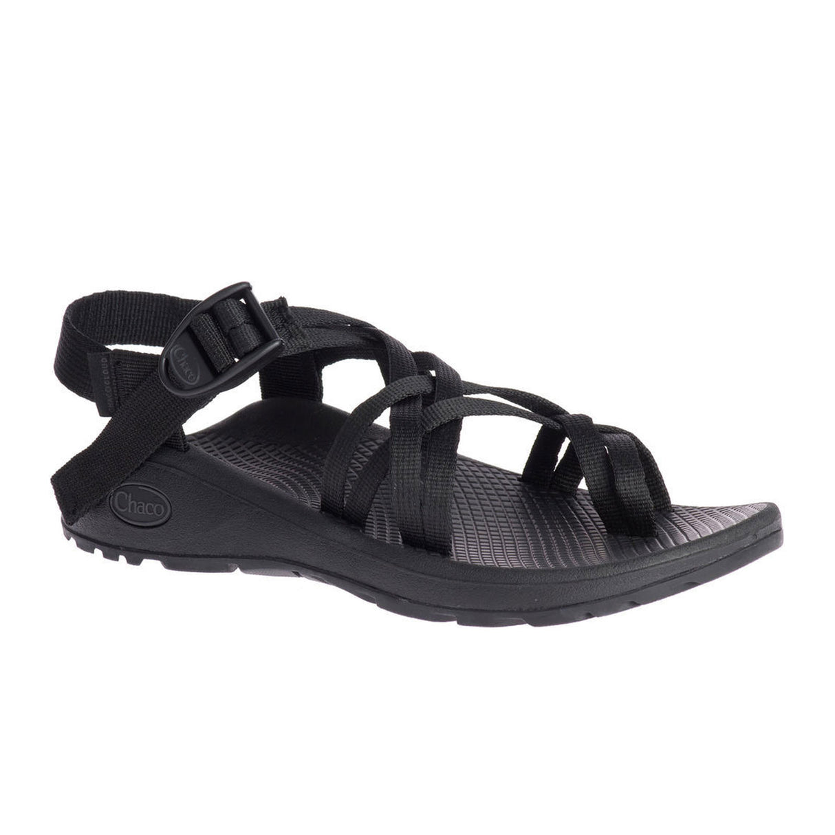 Chaco Z/Cloud X2 Active Sandal (Women) - Solid Black Sandal - Active - The Heel Shoe Fitters