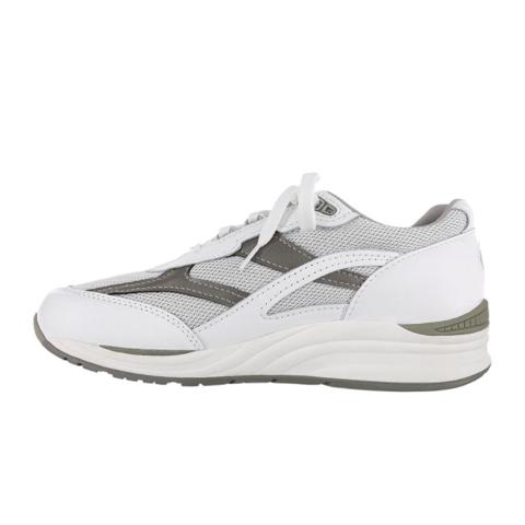 SAS Journey Mesh Walking Shoe (Men) - White/Gray Athletic - Walking - The Heel Shoe Fitters