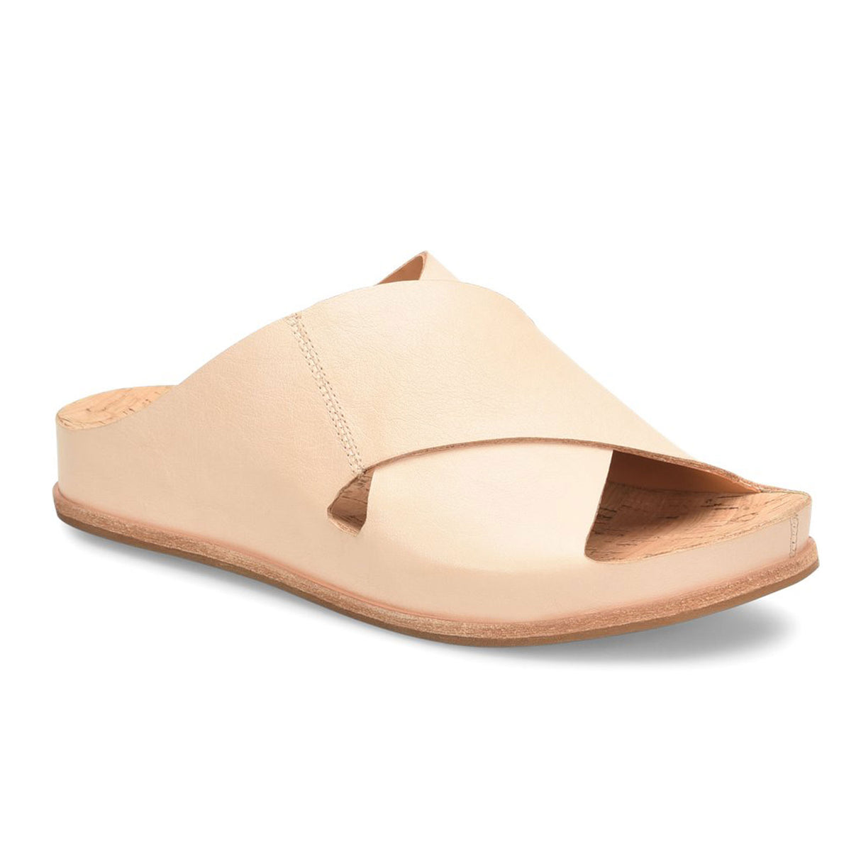 Kork-Ease Tutsi Cross-Band Slide Sandal (Women) - Natural Sandal - Slide - The Heel Shoe Fitters