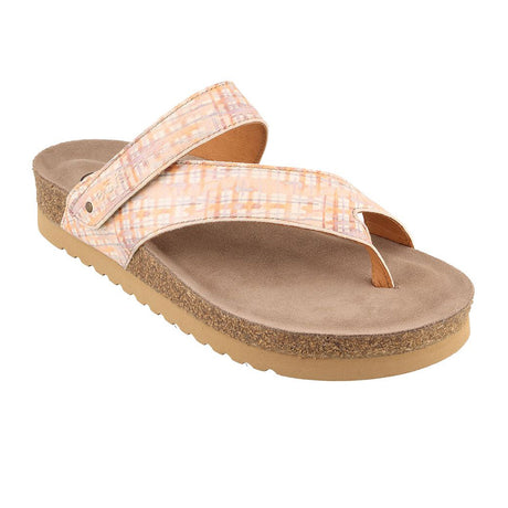 Taos Lola Thong Sandal (Women) - Shell Pink Multi Sandals - Thong - The Heel Shoe Fitters