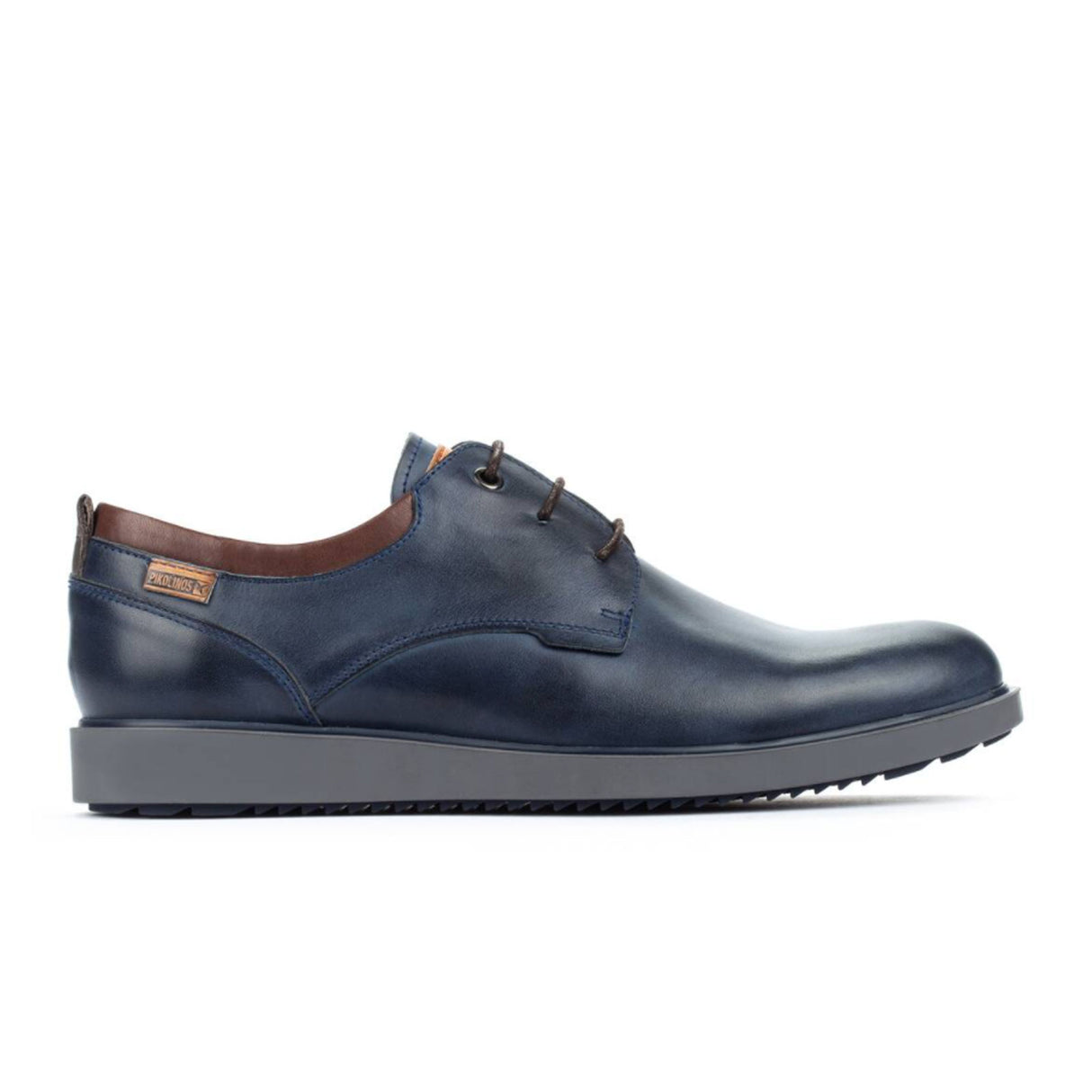 Pikolinos Corcega M2P-4325 Lace Up (Men) - Blue Leather Dress-Casual - Oxford - The Heel Shoe Fitters