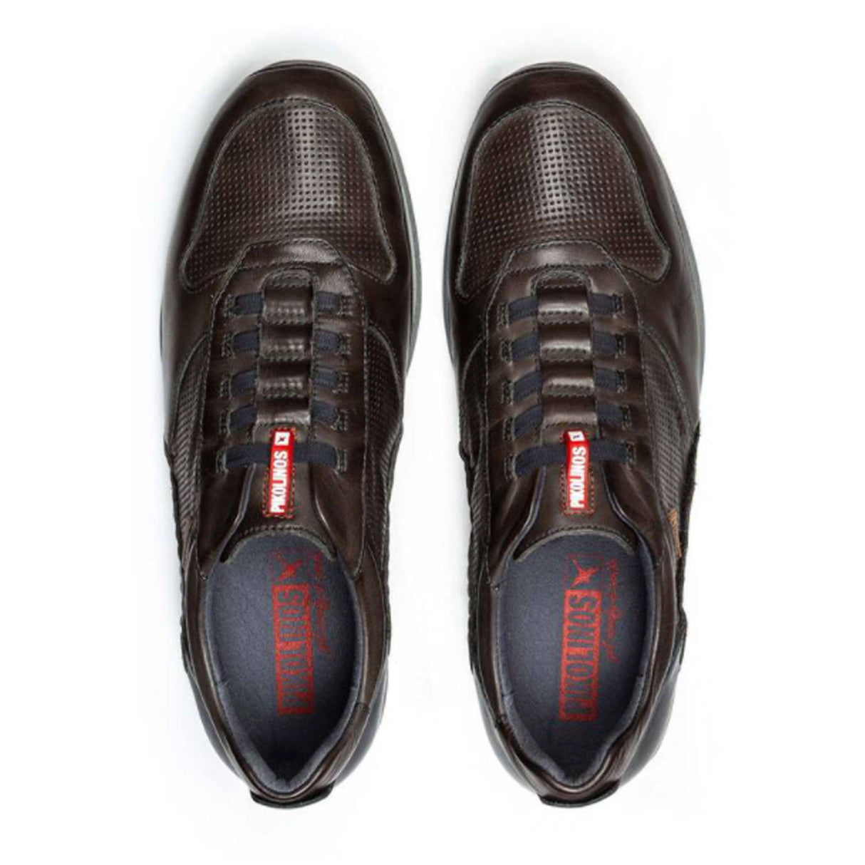 Pikolinos Fuencarral M4U-6082C1 Sneaker (Men) - Lead Leather Dress-Casual - Lace Ups - The Heel Shoe Fitters