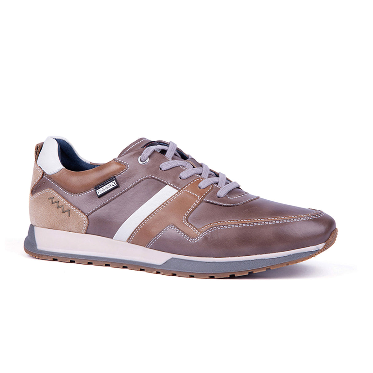 Pikolinos Cambil M5N-6344C4 Sneaker (Men) - Dark Grey Leather Dress-Casual - Lace Ups - The Heel Shoe Fitters