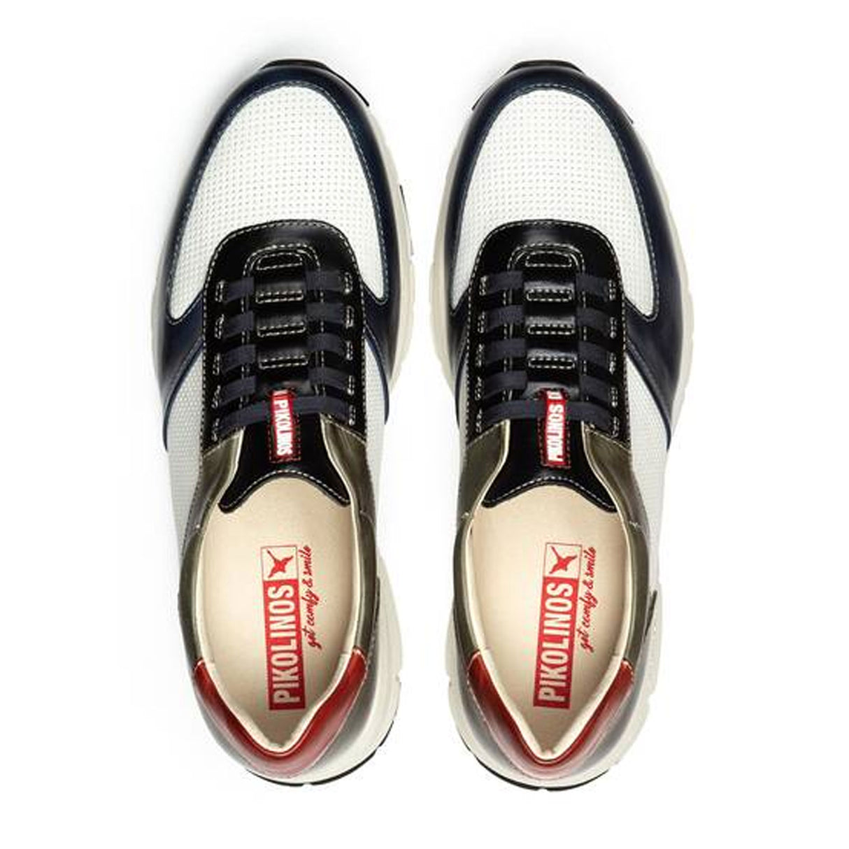 Pikolinos Reus M6F-6062C1 Sneaker (Men) - Blue Leather Dress-Casual - Lace Ups - The Heel Shoe Fitters