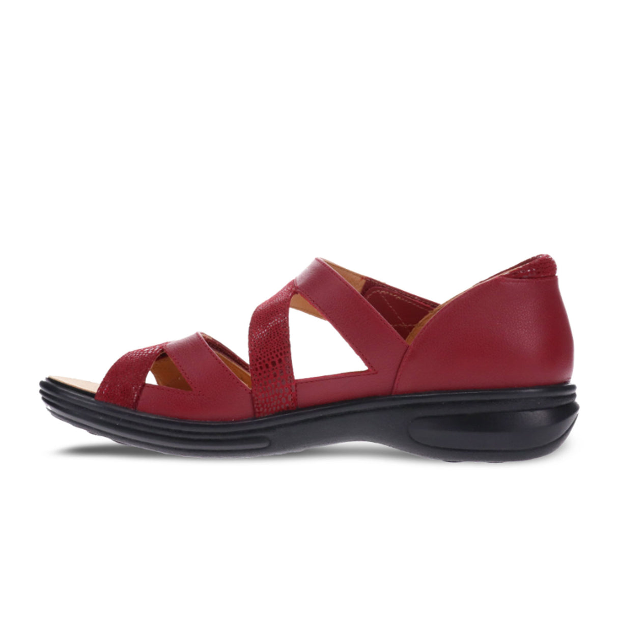 Revere Mauritius Backstrap Sandal (Women) - Cherry Lizard Sandal - Backstrap - The Heel Shoe Fitters