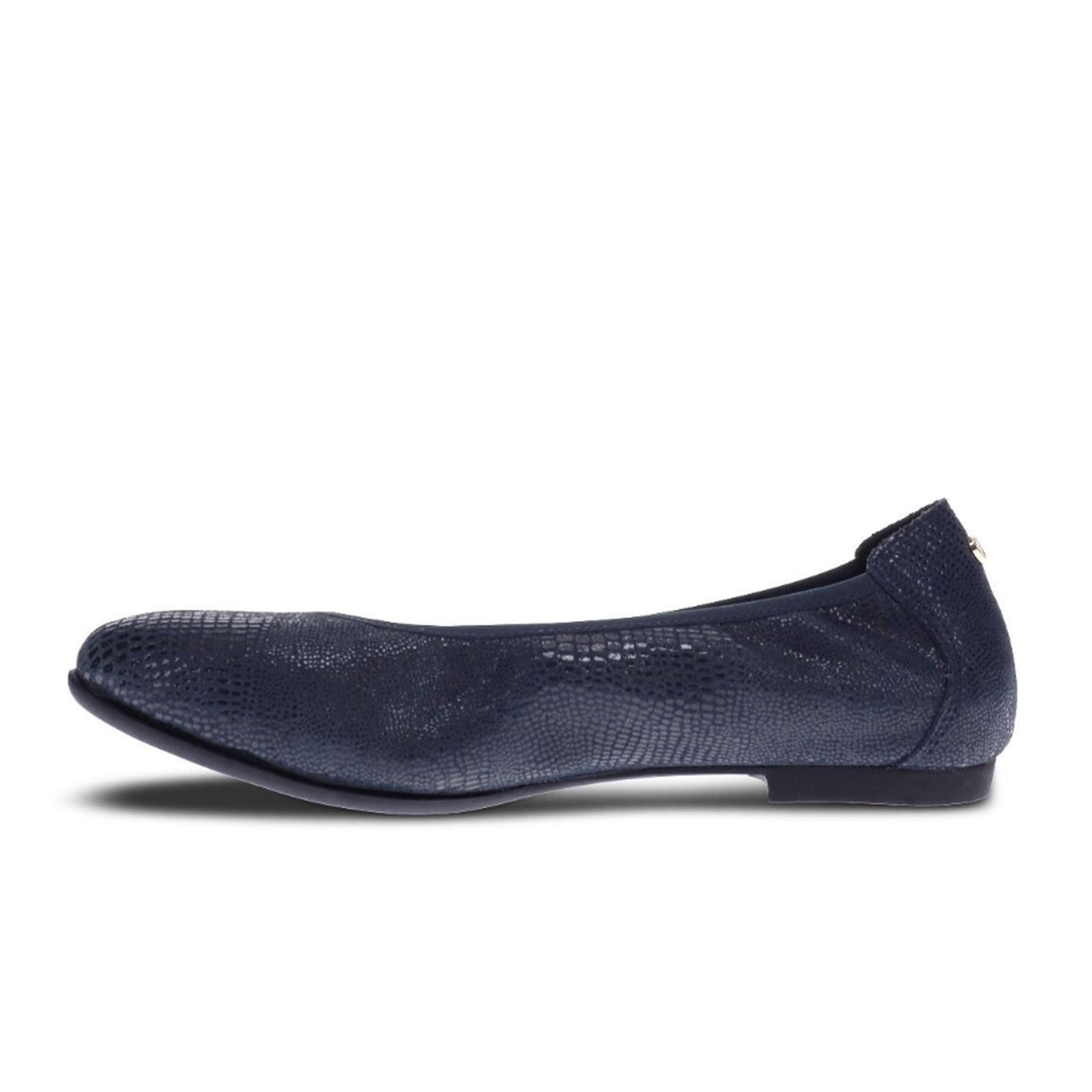 Revere Nairobi Ballet Flat (Women) - Navy Lizard Dress-Casual - Flat - The Heel Shoe Fitters
