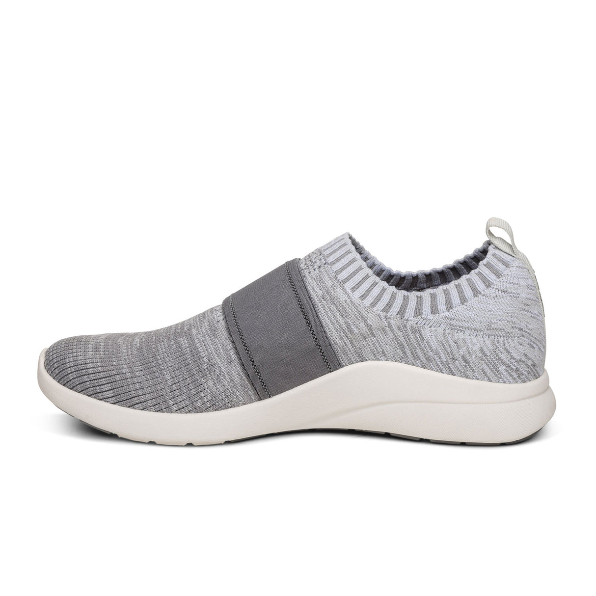 Aetrex Demi Slip On Sneaker (Women) - Grey Athletic - Casual - Lace Up - The Heel Shoe Fitters