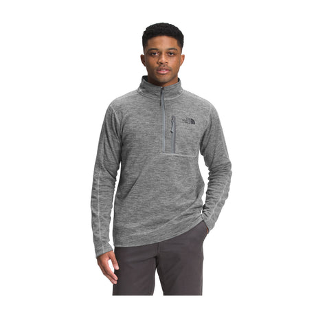 The North Face Canyonlands 1/2 Zip (Men) - TNF Medium Grey Heather Apparel - Top - Long Sleeve - The Heel Shoe Fitters