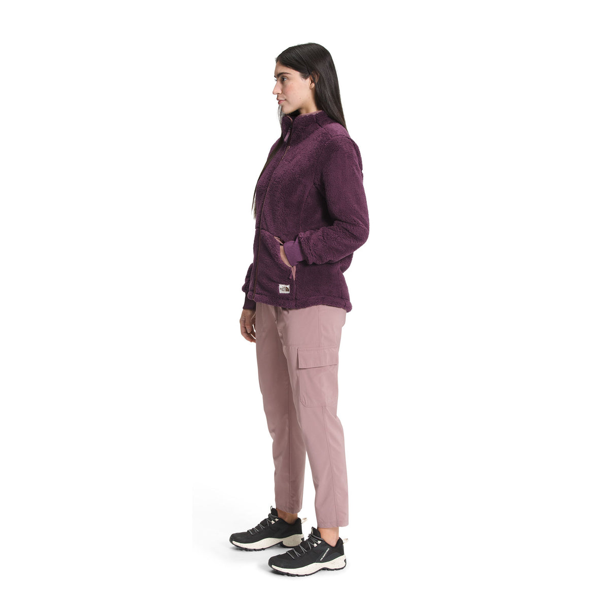 The North Face Campshire Full Zip Jacket (Women) - Blackberry Wine/Twilight Mauve Apparel - Jacket - Lightweight - The Heel Shoe Fitters