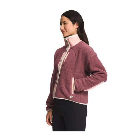 The North Face Cragmont Fleece Jacket (Women) - Wild Ginger/Evening Sand Pink Apparel - Jacket - Lightweight - The Heel Shoe Fitters