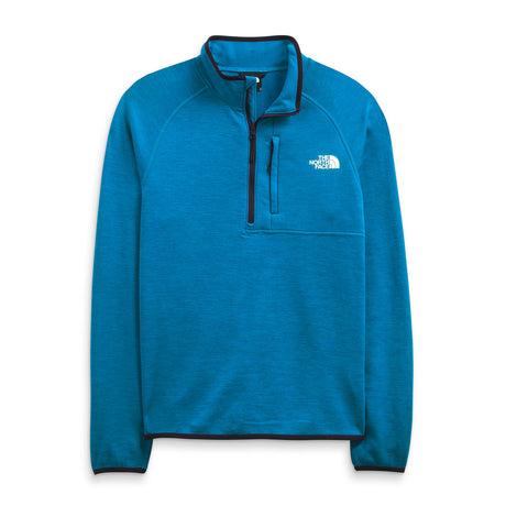 The North Face Canyonlands 1/2 Zip (Men) - Banff Blue Heather Apparel - Top - Long Sleeve - The Heel Shoe Fitters