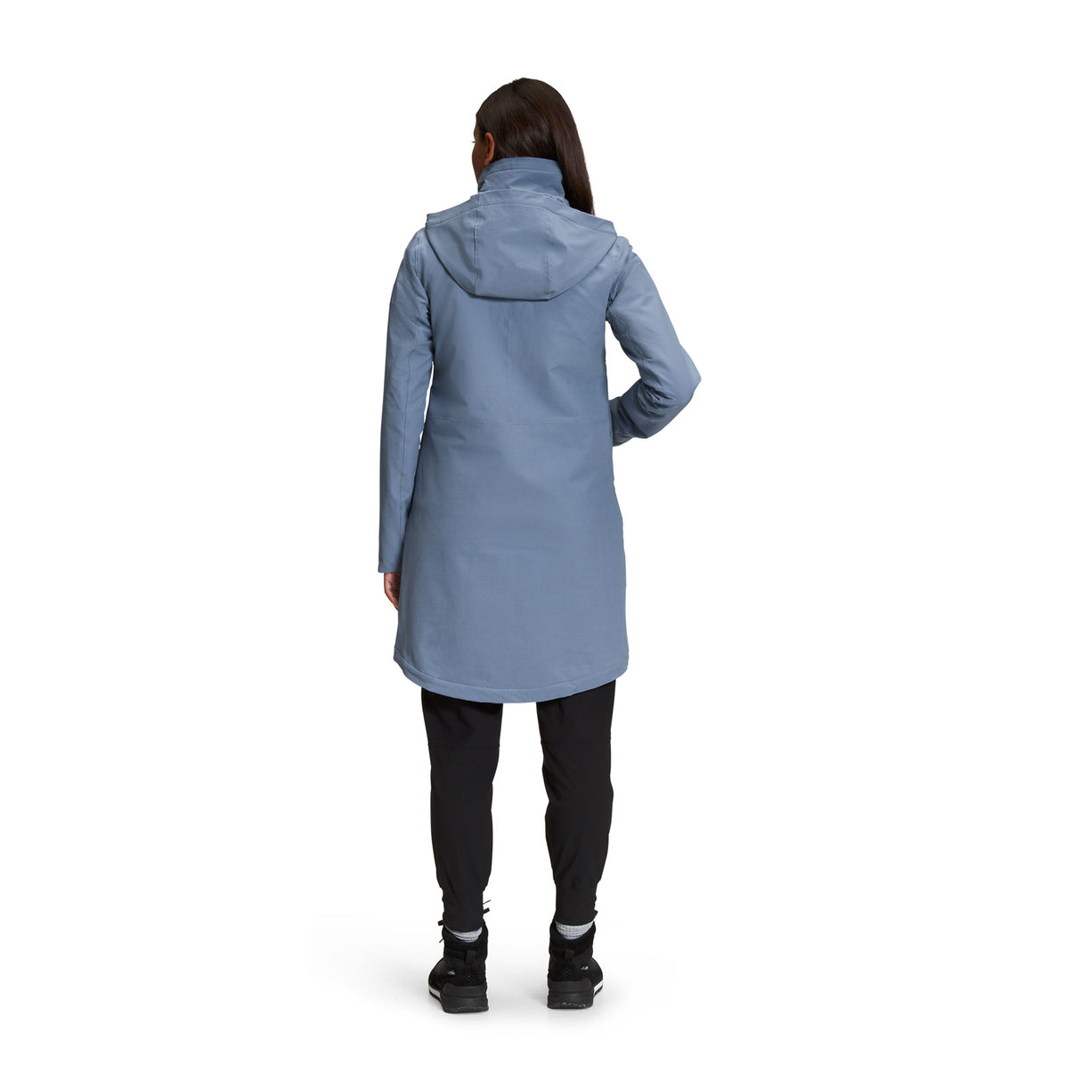 The North Face Shelbe Raschel Parka Length With Hood (Women) - Folk Blue Apparel - Jacket - Winter - The Heel Shoe Fitters