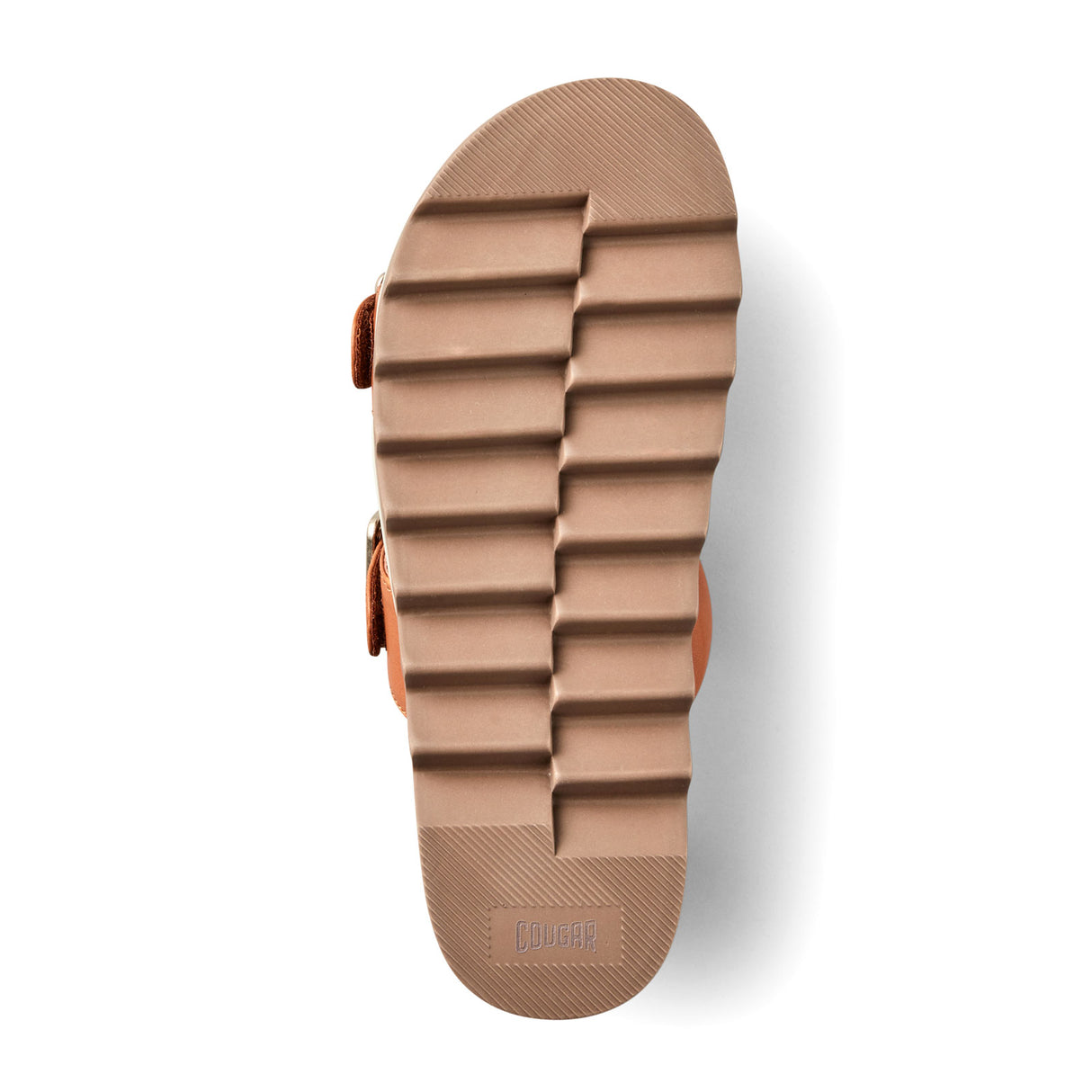 Cougar Nifty Slide Sandal (Women) - Cognac Sandal - Slide - The Heel Shoe Fitters