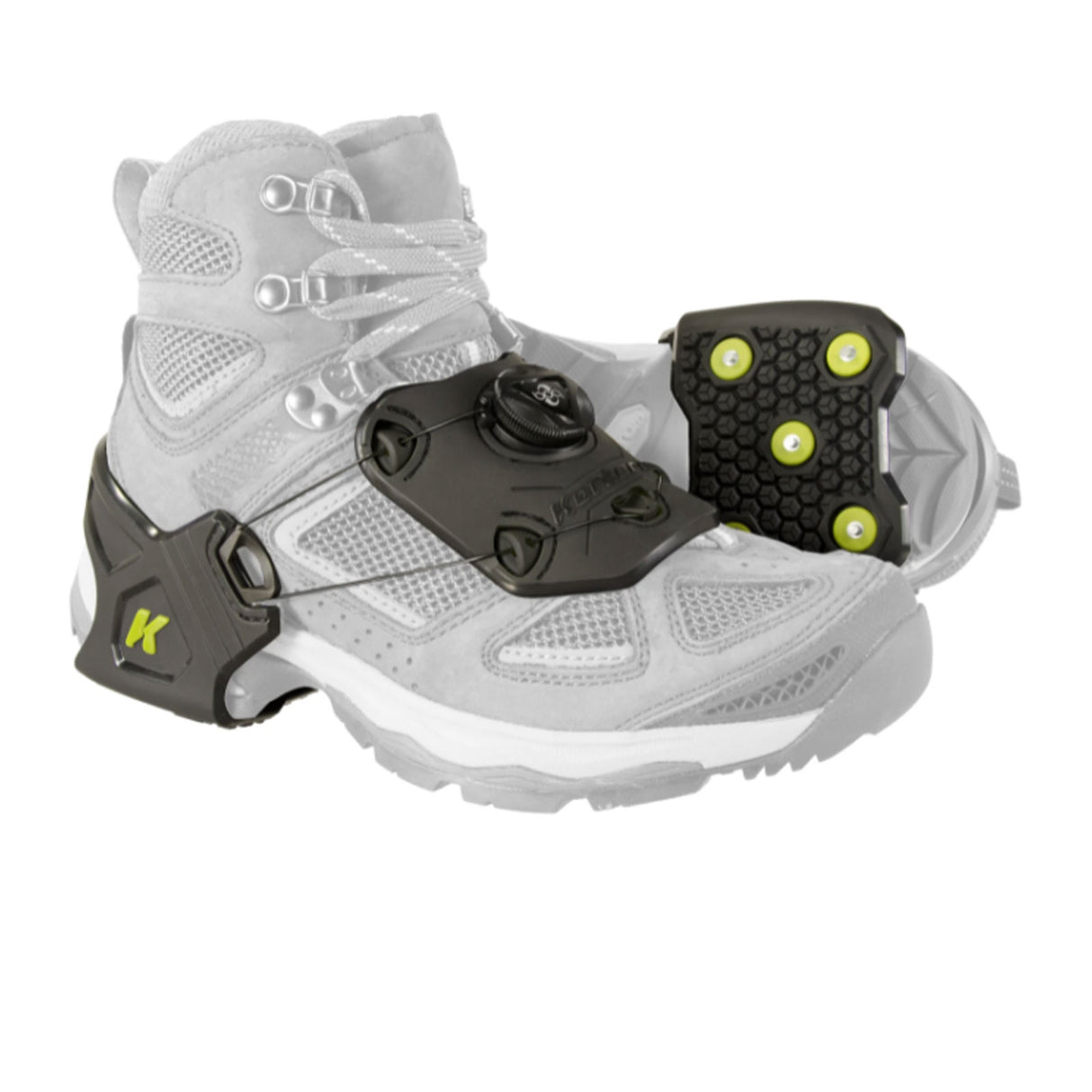 Korkers Ice Commuter Shoe Grips (Unisex) - Black/Green Accessories - Misc - The Heel Shoe Fitters