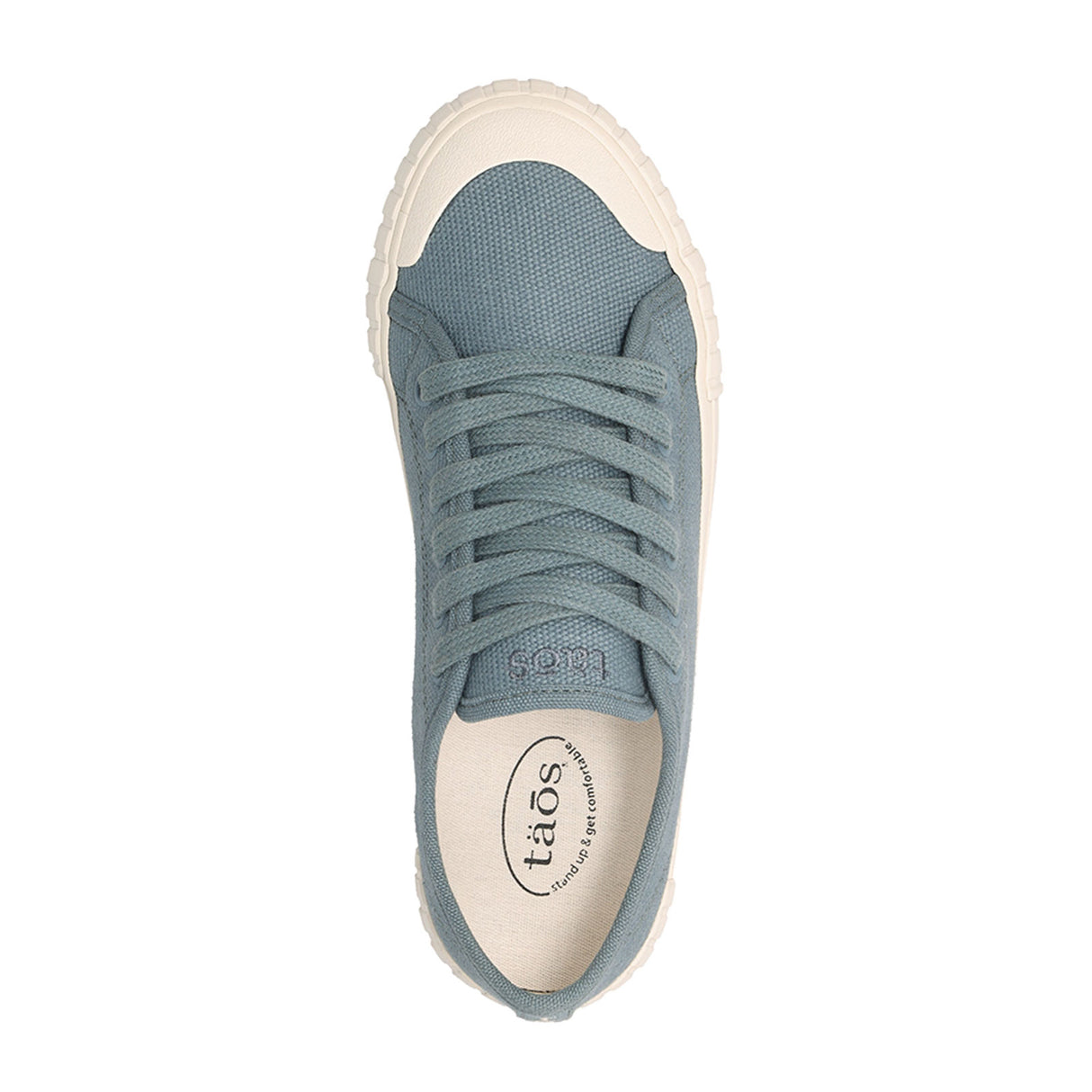 Taos One Vision Sneaker (Women) - Dusty Blue Athletic - Casual - Lace Up - The Heel Shoe Fitters