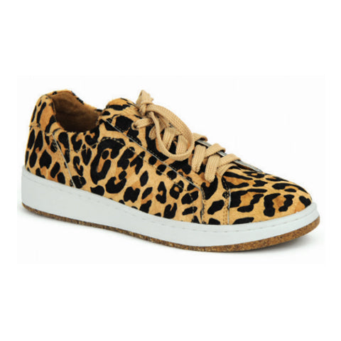 Aetrex Blake Sneaker (Women) - Leopard Athletic - Casual - Lace Up - The Heel Shoe Fitters
