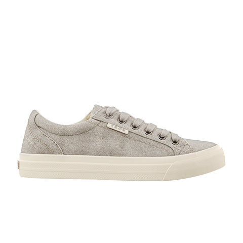 Taos Plim Soul Sneaker (Women) - Grey Wash Canvas Dress-Casual - Sneakers - The Heel Shoe Fitters