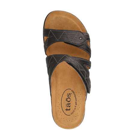 Taos Premier Slide Sandal (Women) - Black Sandals - Slide - The Heel Shoe Fitters