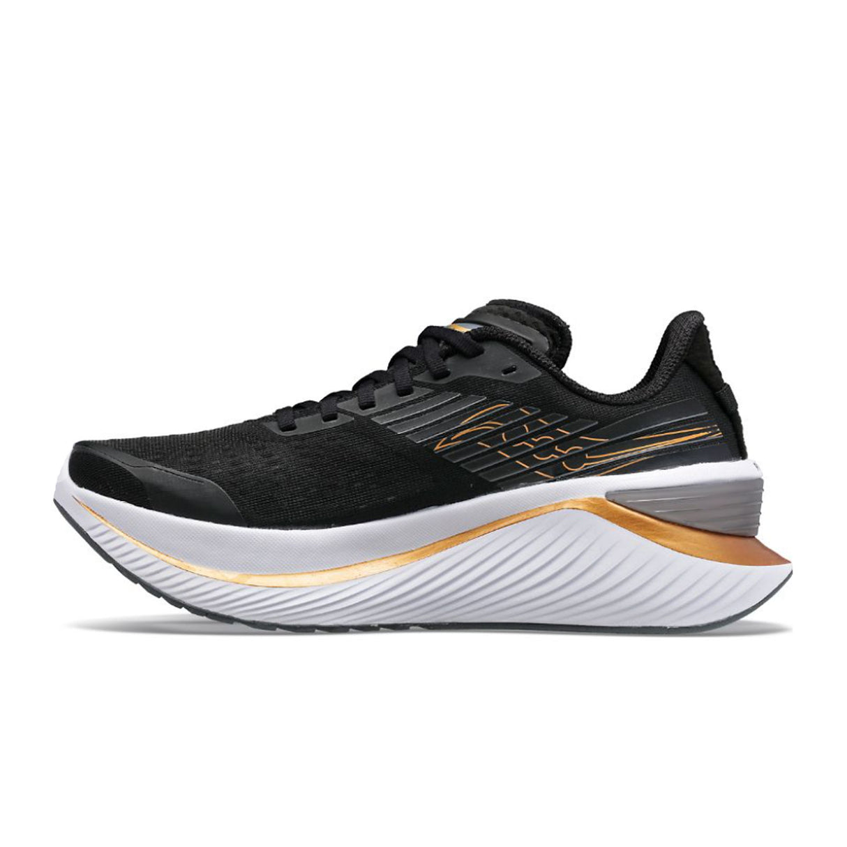 Saucony Endorphin Shift 3 Running Shoe (Men) - Black/Goldstruck Athletic - Running - The Heel Shoe Fitters