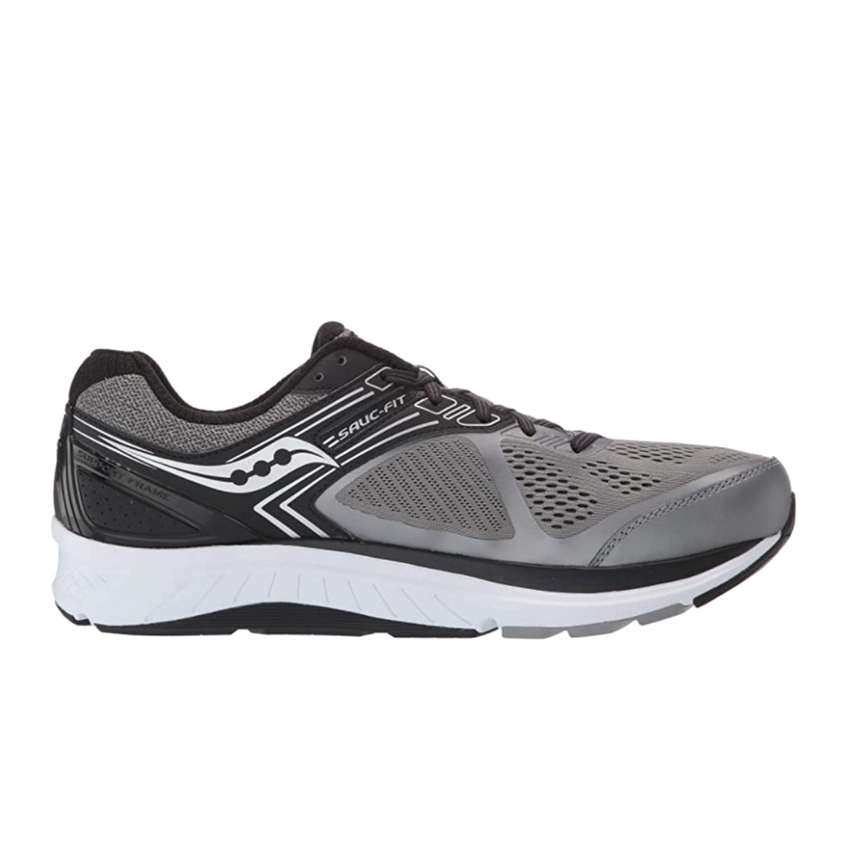 Saucony Echelon 7 Running Shoe (Men) - Grey/Black Athletic - Running - Neutral - The Heel Shoe Fitters
