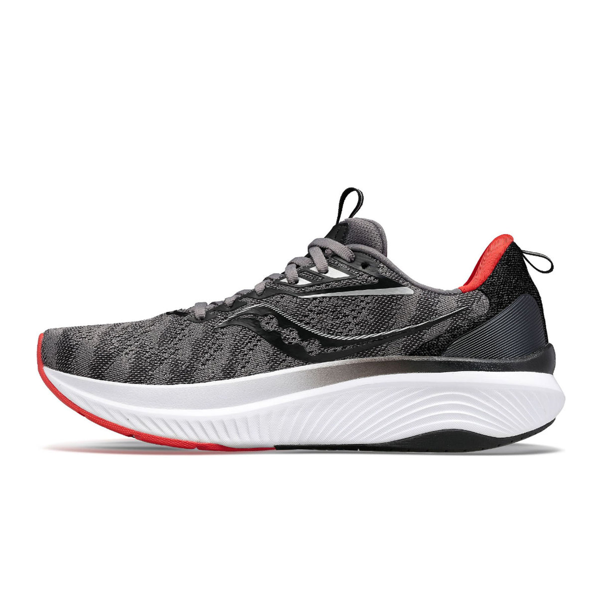 Saucony Echelon 9 Running Shoe (Men) - Charcoal/Red Sky Athletic - Running - The Heel Shoe Fitters